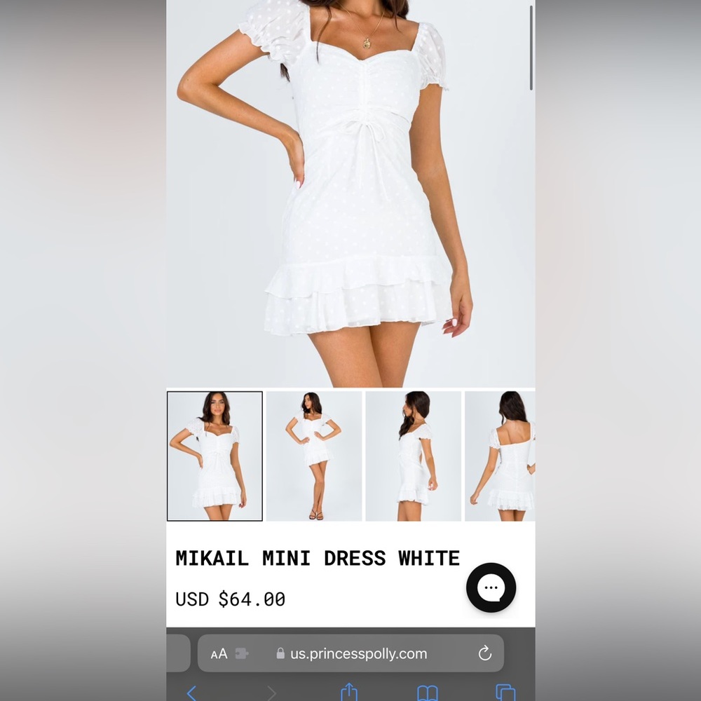 White Princess Polly dress
